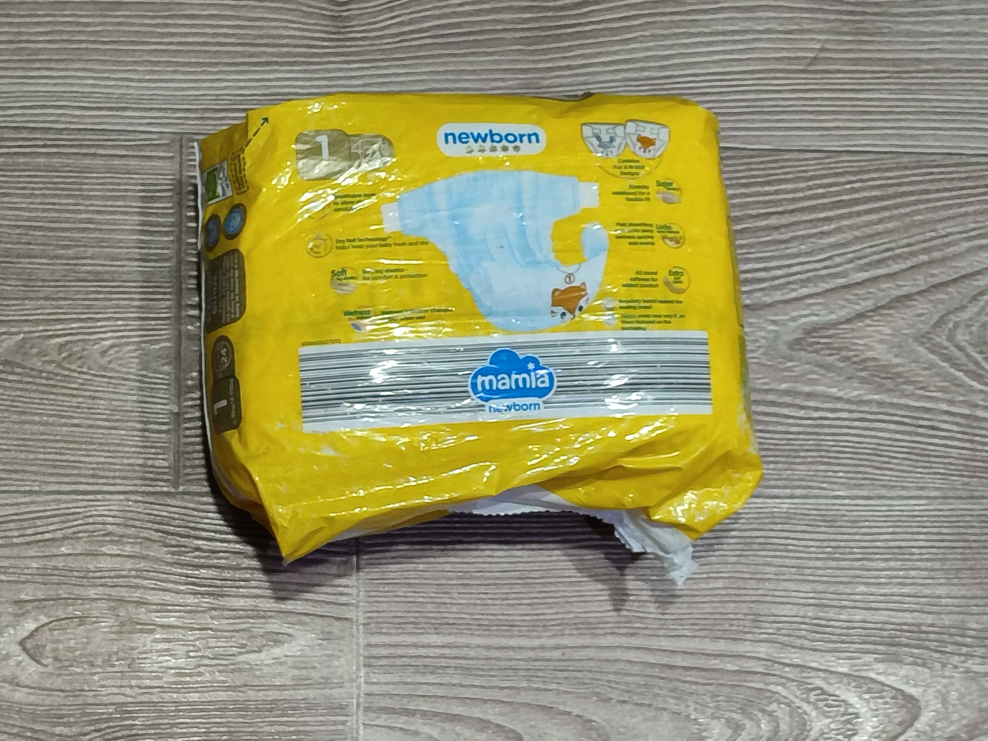 Памперси Mamia Baby Newborn Nappies Premium, Size 1, 2-5kg