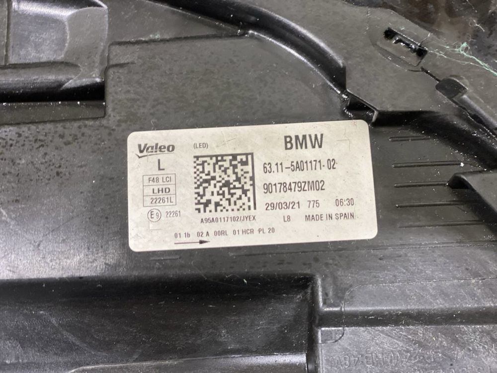 Фара передняя левая BMW X1 F48 ( 2020 2021 2022 г.) 63.11-5A01171-02