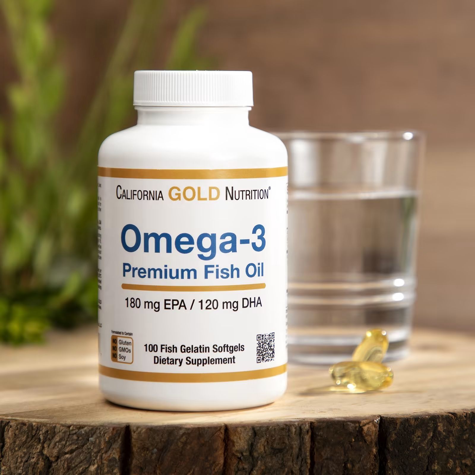 Риб'ячий жир Omega-3 Омега800 California Gold Nutrition 100/240 капсул