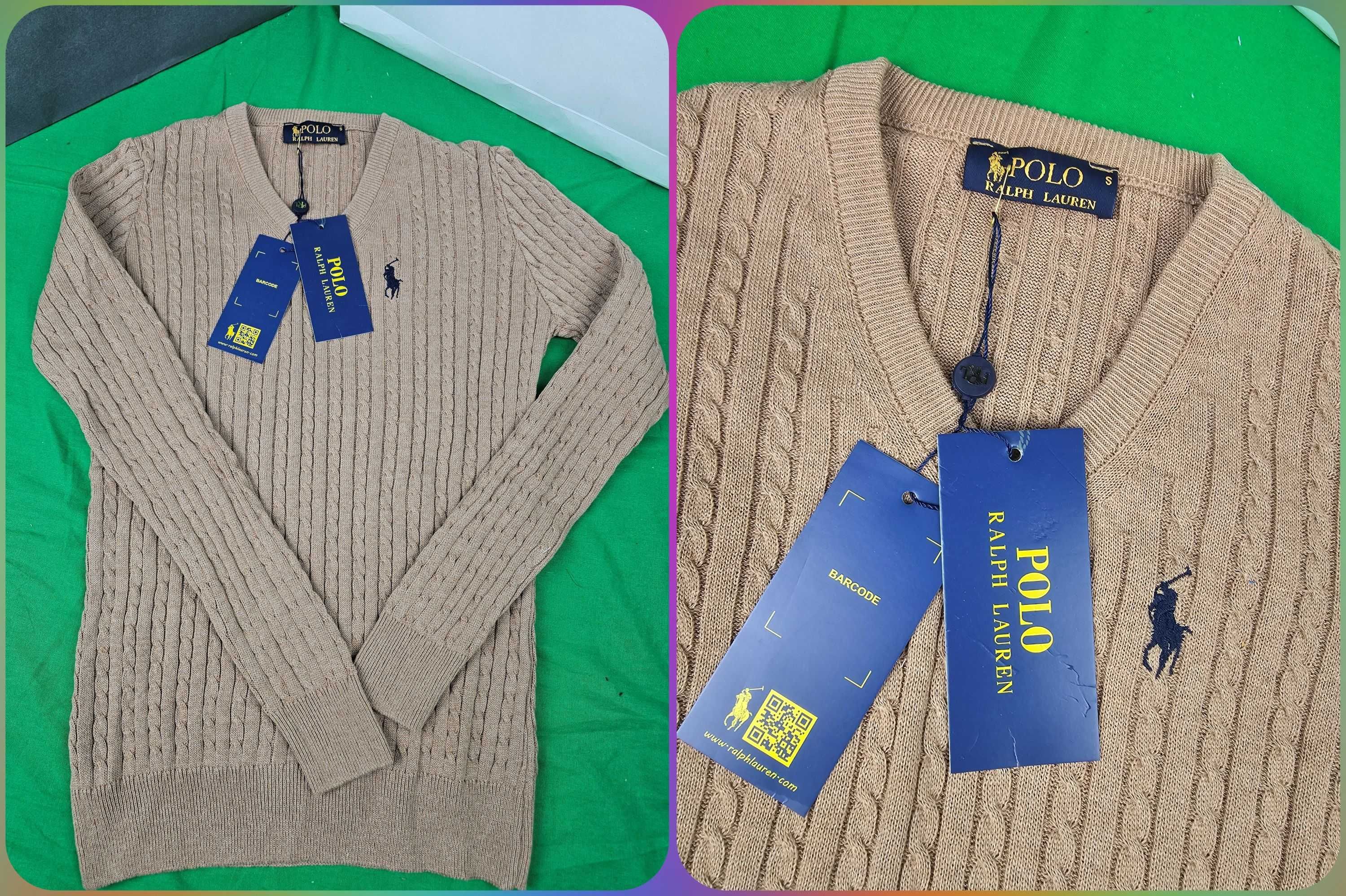 Sweter damski prążkowany tommy hilfiger ralph lauren nowy