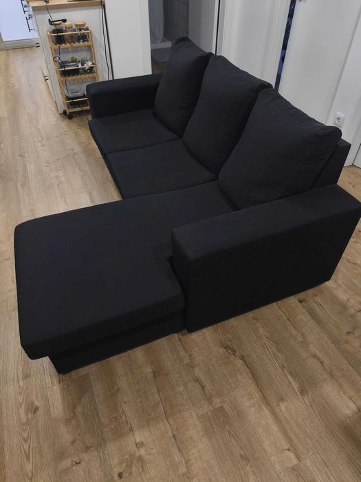 Sofá com Chaise Loungue Reversível