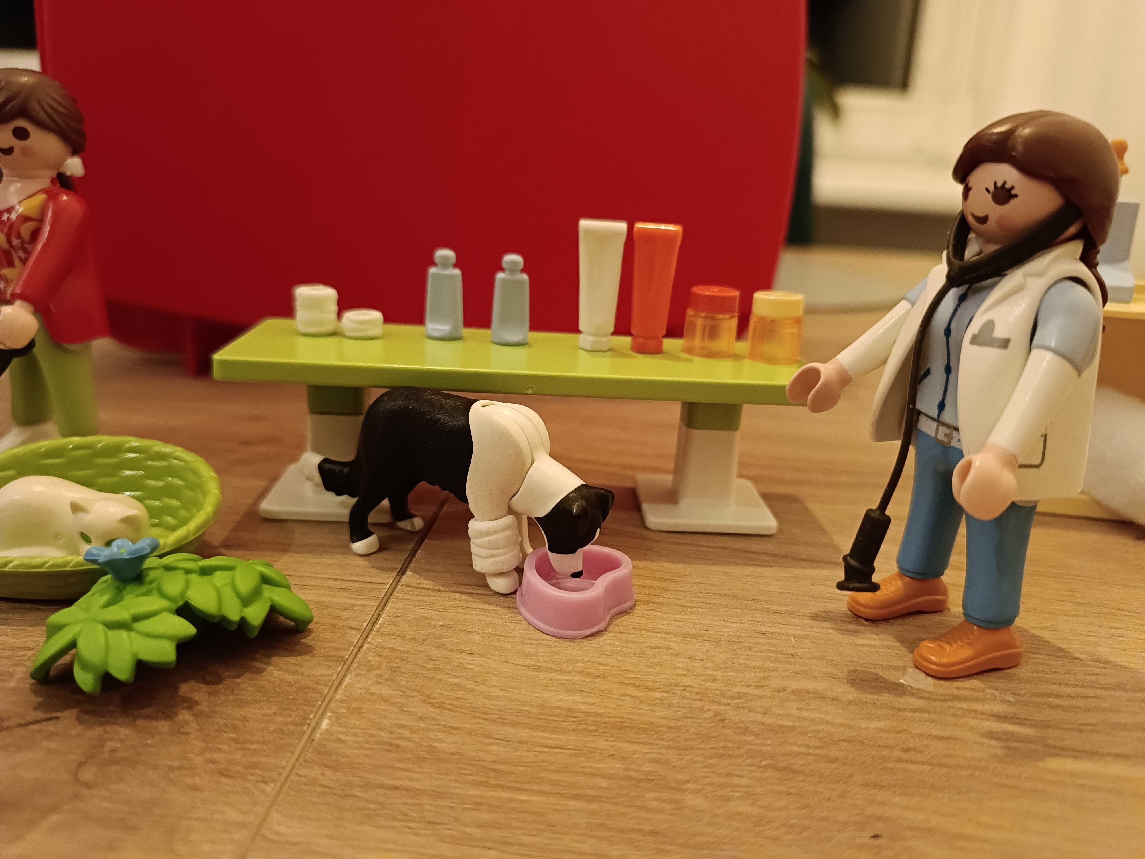 Playmobil zestaw klocków weterynarz