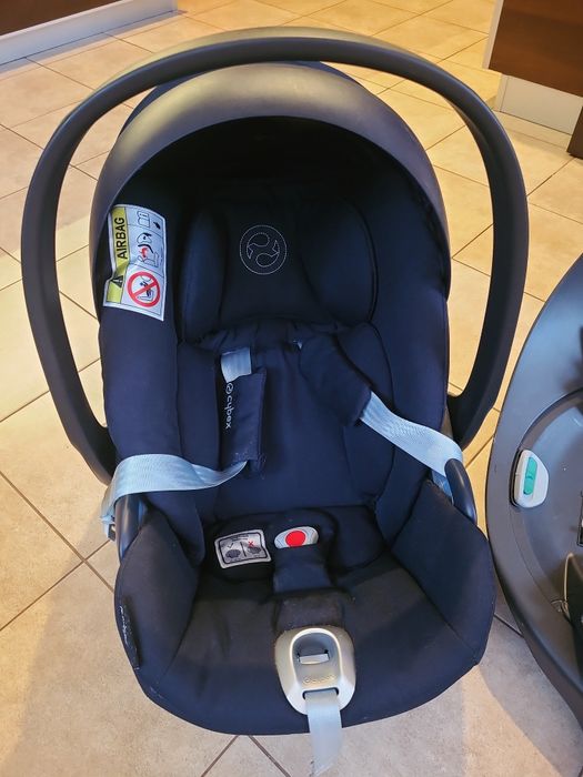 Fotelik Cybex Z+ I-Size plus baza Isofix granatowy noworodka 0-13 kg