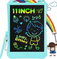 GIGART Kolorowa tablica LCD, 11 cali, tablica magnetyczna dla dzieci
