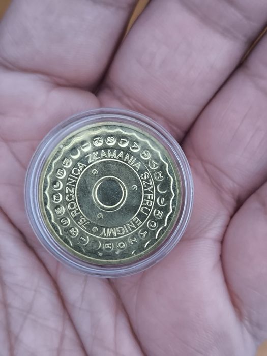 Moeda Comemorativa 2 Złotych – Quebra do Código Enigma (Polónia, 2007)