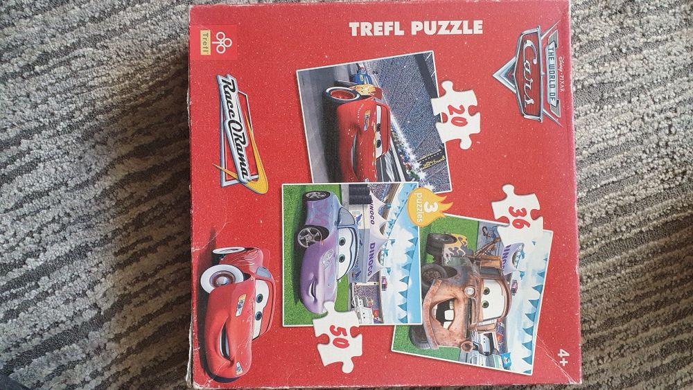 Puzzle z serii Cars 3 w 1