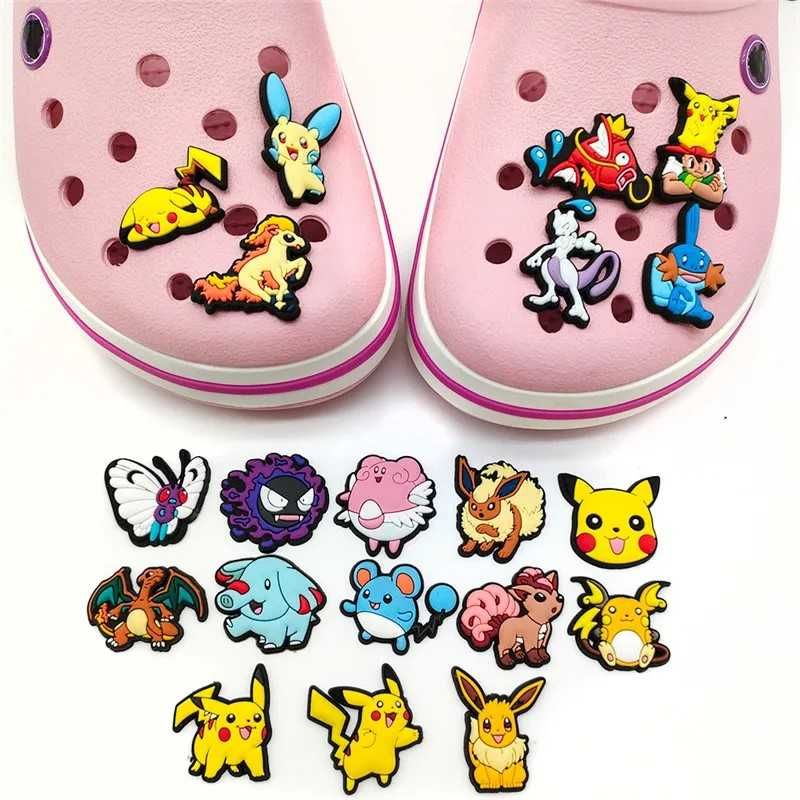 Przypinki do butów crocs charms pin POKEMONY PIKACHU pokeball prezent