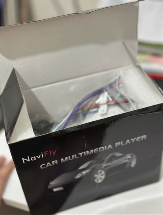 Rádio 1 Din com wireless CarPlay/Android Auto