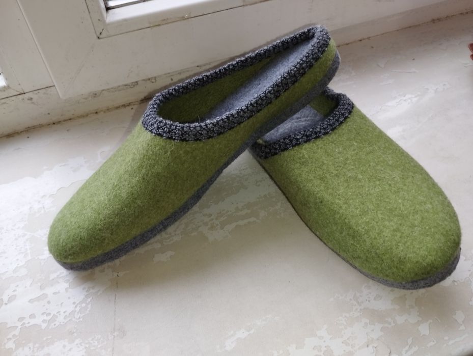 Домашние тапки войлочные тапочки капці