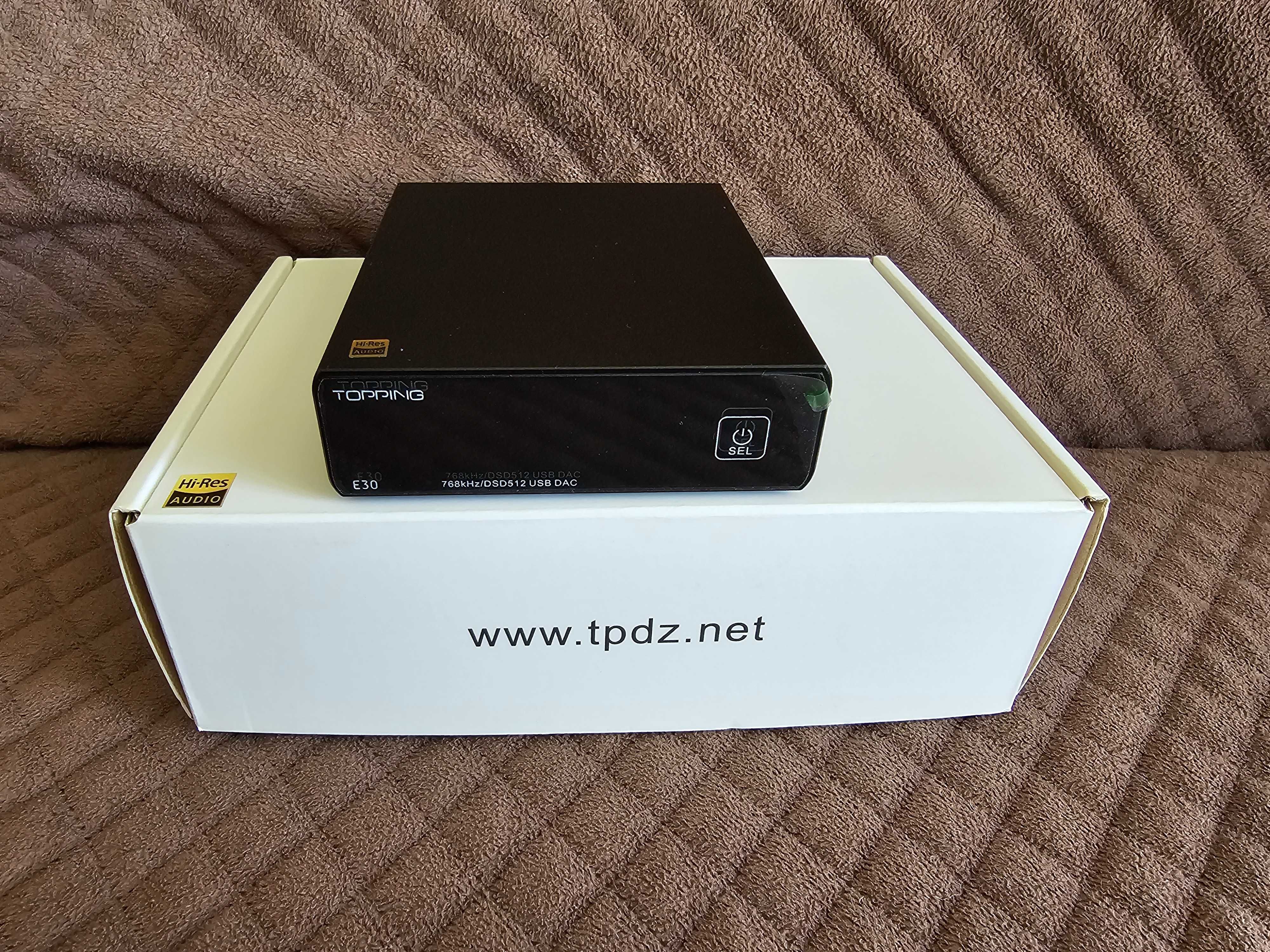DAC Topping E30 DSD USB COAX Toslink czarny