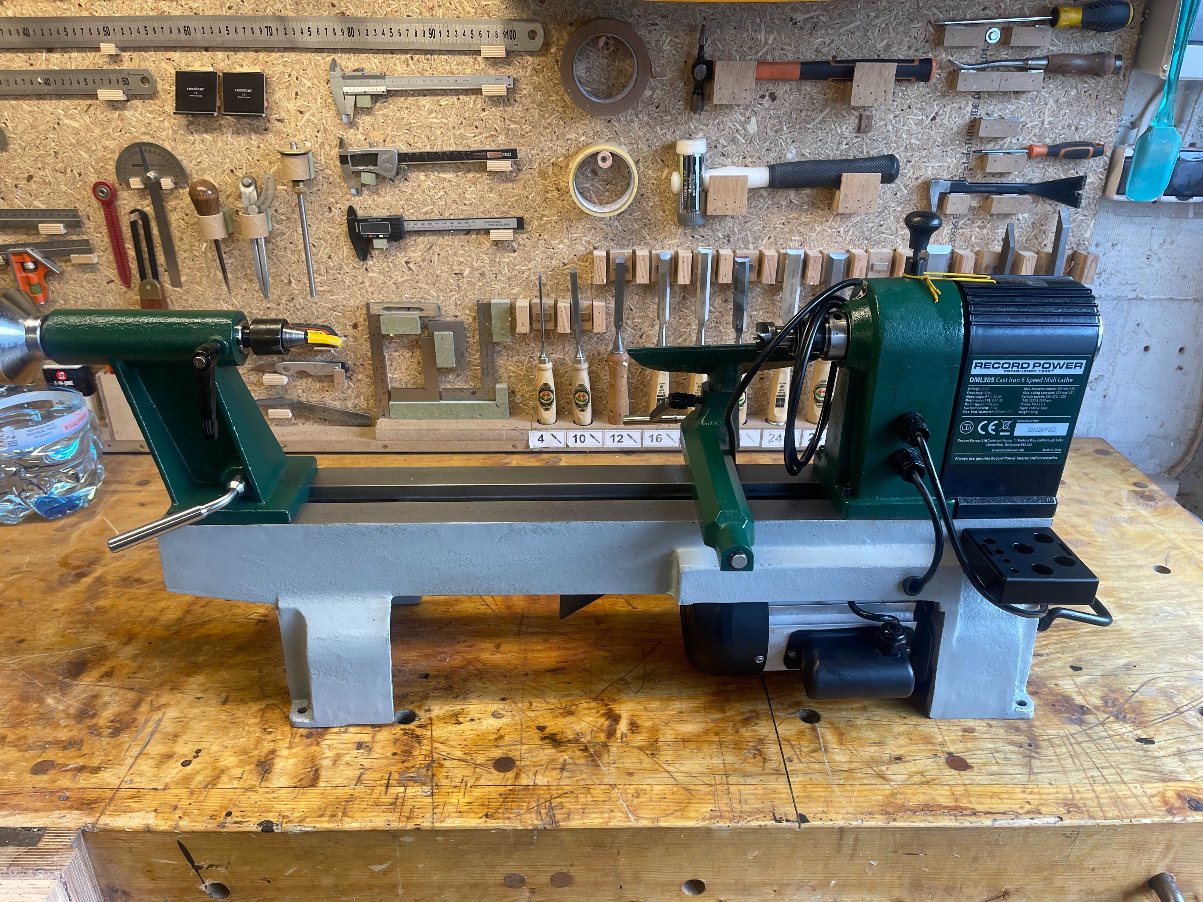 Tokarka Record Power DML305 z akcesoriami