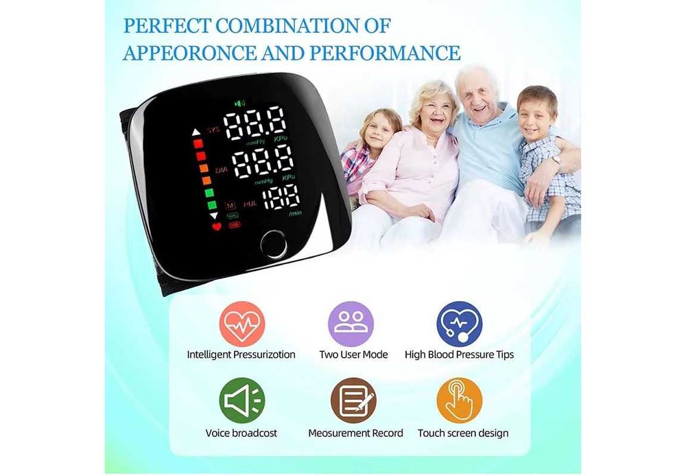 profesjonalny ciśnieniomierz medyczny nadgarstkowy USB /nowy