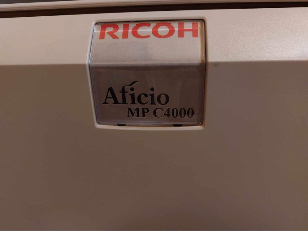 RICOCH  Aficio MP C 4000