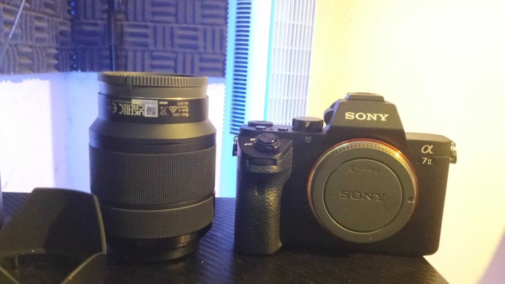 Sony a7ii com lente 28-70 como nova!