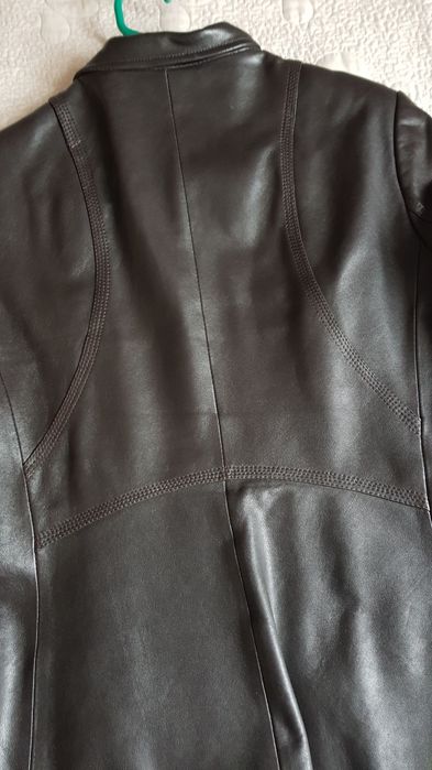 Кожаный пиджачек. Чёрный шоколад.