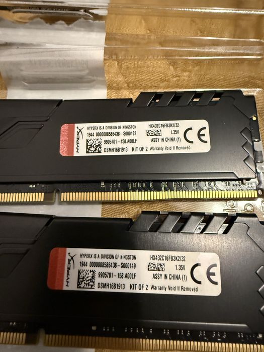 Pamięć ram Kingston Fury Hyper X 2x 16GB DDR4