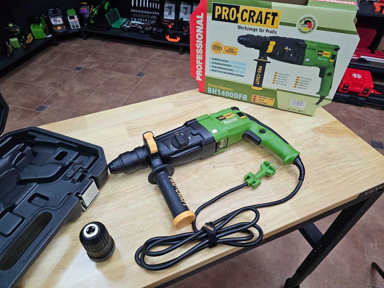 Перфоратор Procraft Сменный патрон  3 режима работы Мощный Компактный