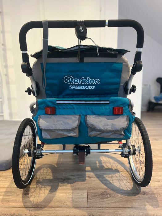Przyczepka rowerowa dwuosobowa Qeridoo Speedkidz 2019 r.