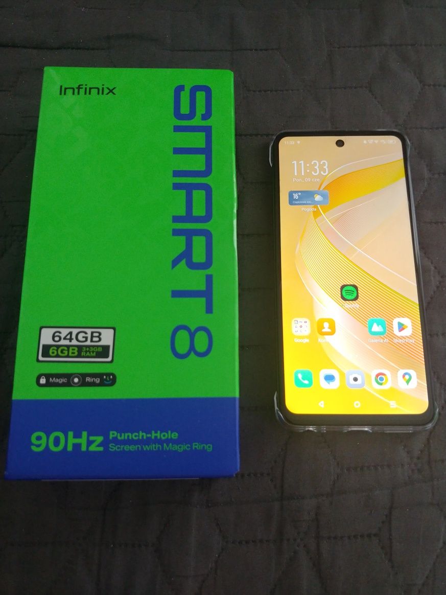 Infinix Smart 8 Android Idealny Kupiony w maju