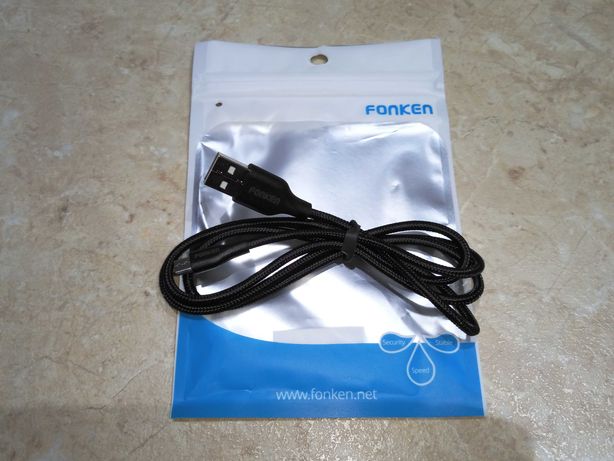 Fonken прочный тканевый micro USB кабель с быстрой зарядкой (1 метр)