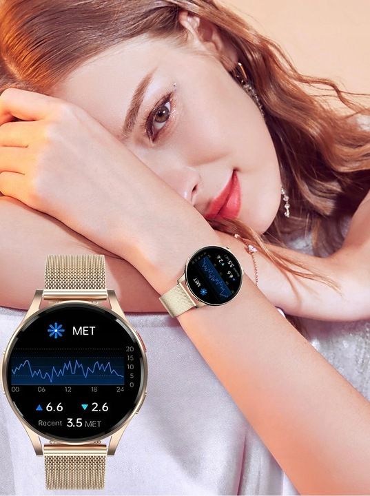 Zegarek Smartwatch Damski Ekg Glukoza Hrv Bmi Amoled Ciśnieniomierz Ro