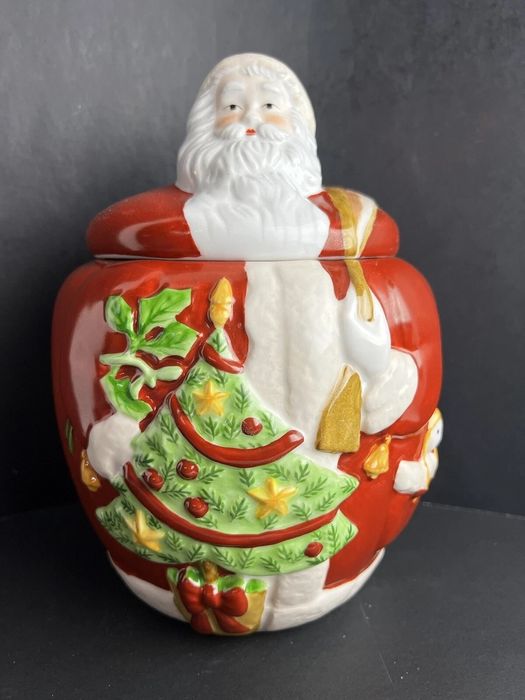 Villeroy&boch новогодняя банка для конфет и печенья.