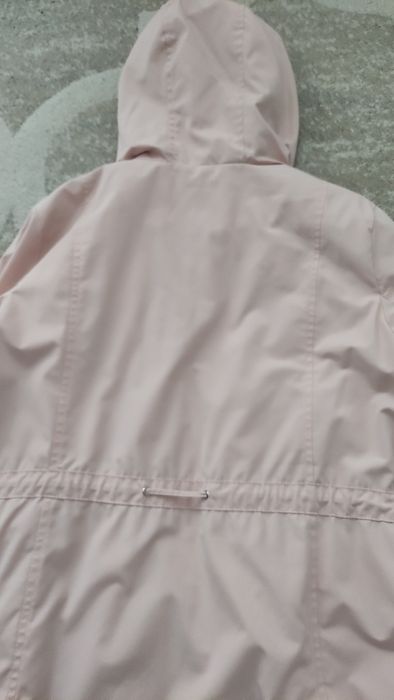 Parka płaszcz 38 różowy