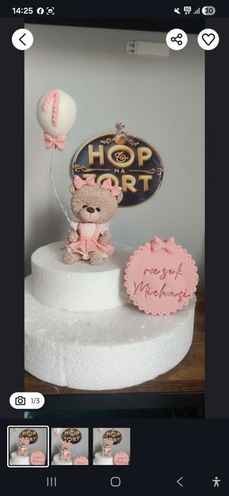 Bartek miś z masy cukrowej