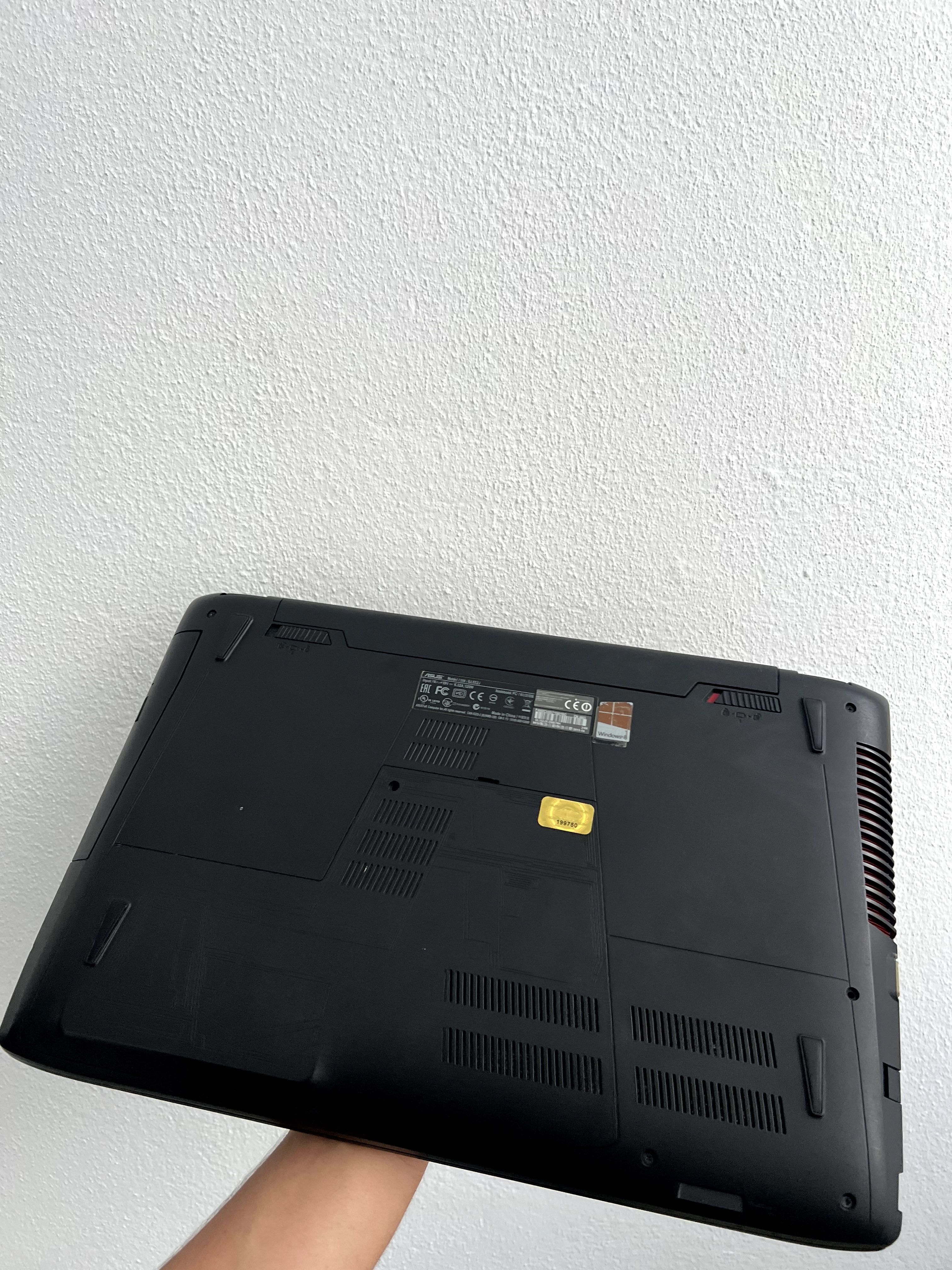 asus republic game - bateria nova e disco novo