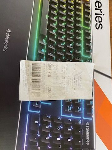 Klawiatura gamingowa Steelseries Apex 3