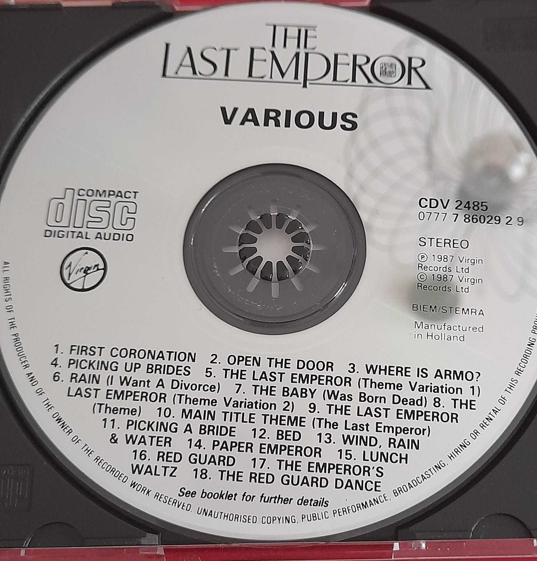 CD banda sonora The Last Emperor