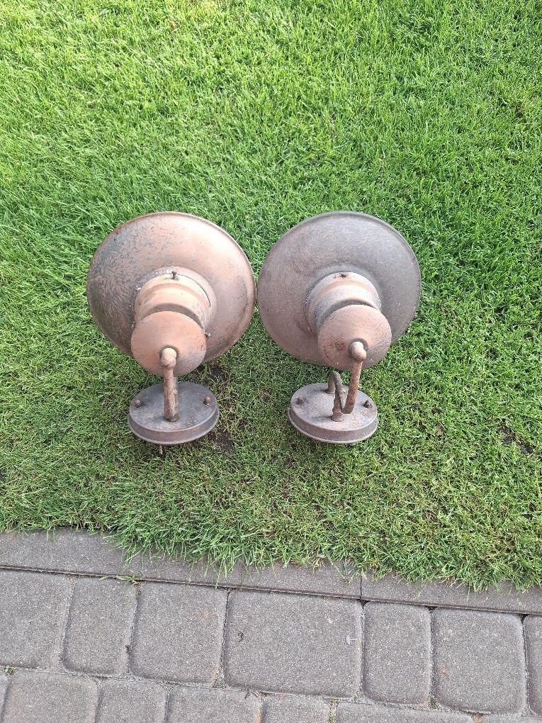 Lampa ścienna zewnętrzne 2 sztuki brąz