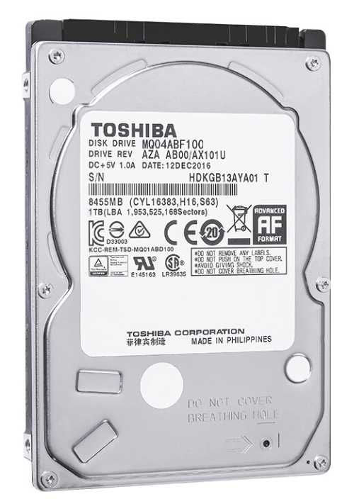 HDD Toshiba 1TB 2,5"