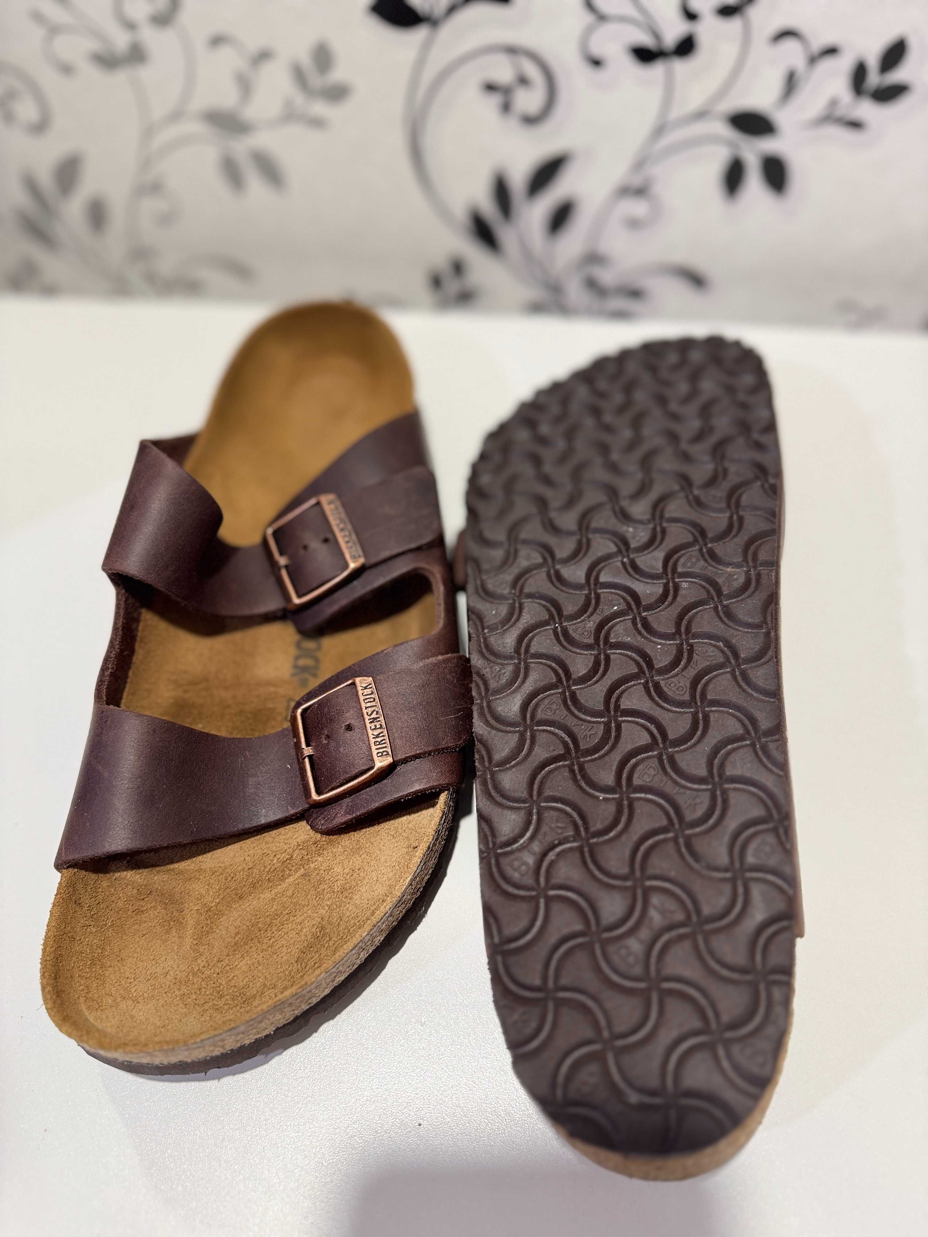 Шльопанці Birkenstock Arizona Oiled Leather - Habana, 47р