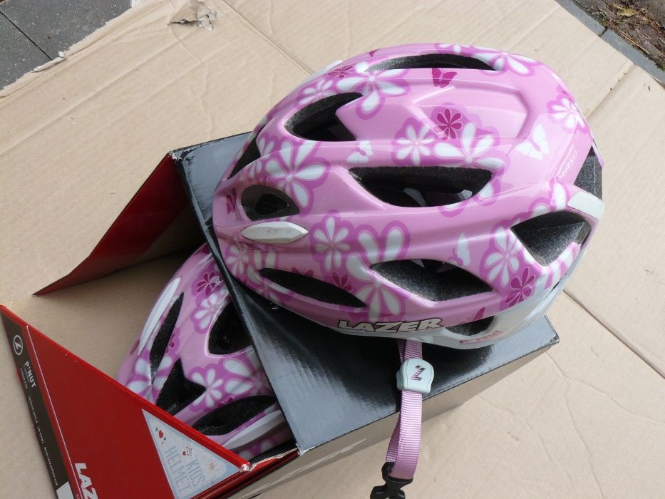 Kask Rowerowy Dziecięcy Niemiecki NOWY 2 kolory LAZER