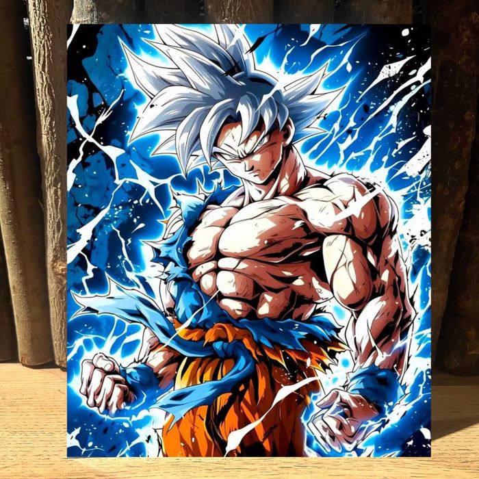 Dragon ball. Son Gokū metalowy obraz