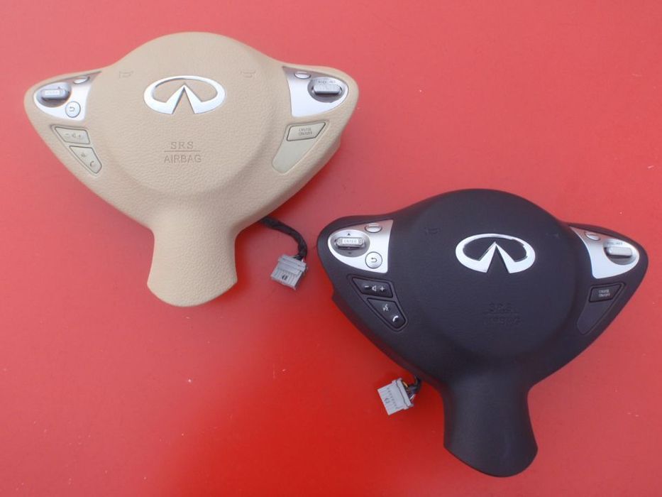 INFINITI FX37 FX50 AIRBAG PODUSZKA POWIETRZNA KIEROWCY KREMOWA CZARNA NAPRAWA REGENERACJA PASY PAS