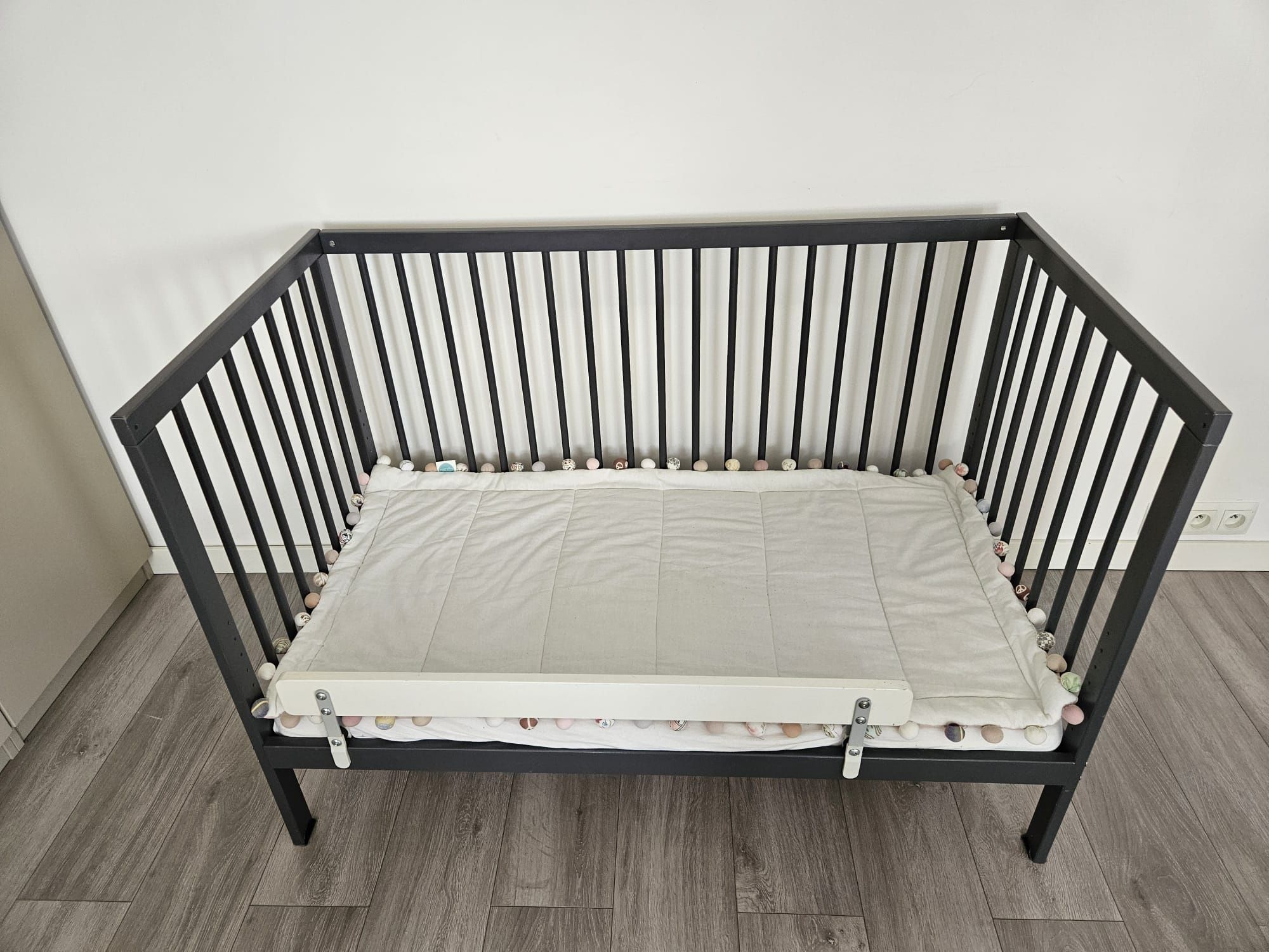 Łóżeczko dziecięce drewniane Mokee Mk-Mini 120x60 Materac