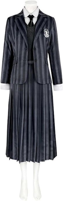 Strój wednesday Addams przebranie uczennica mundurek Rozmiar 2Xl