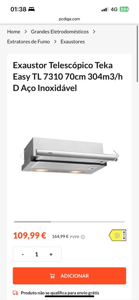 Placa & Exaustor da TEKA