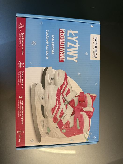 Łyzwy regulowane 31-34. NOWE