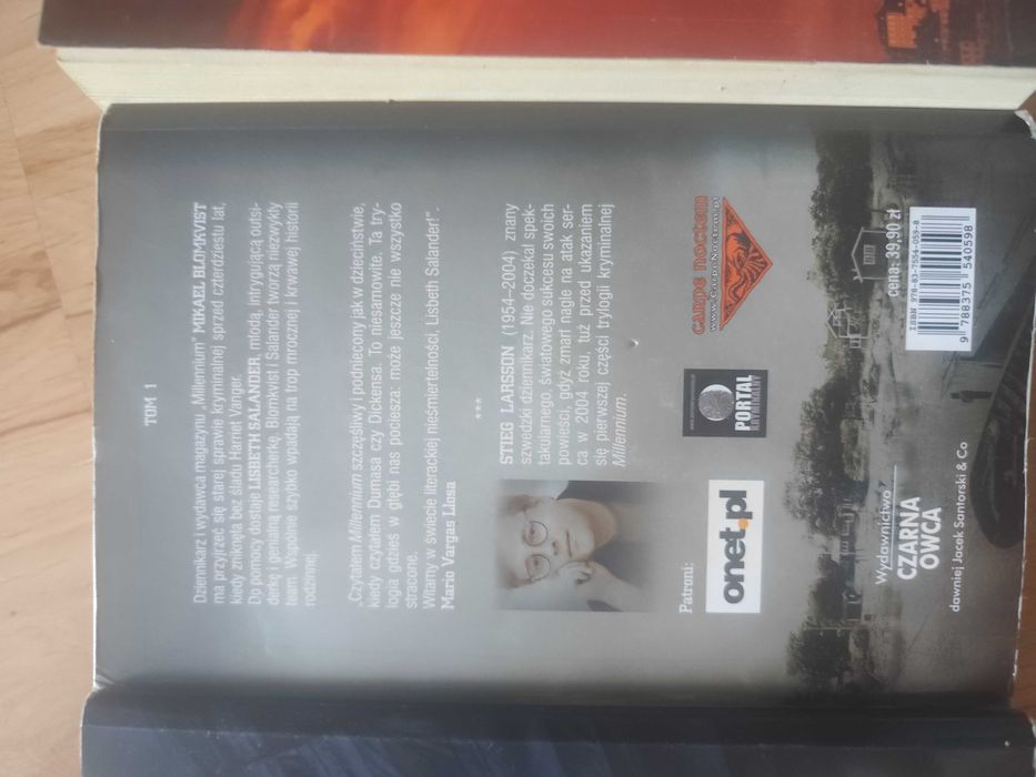 Książki millenium stieg Larsson 1,2,3 tom
