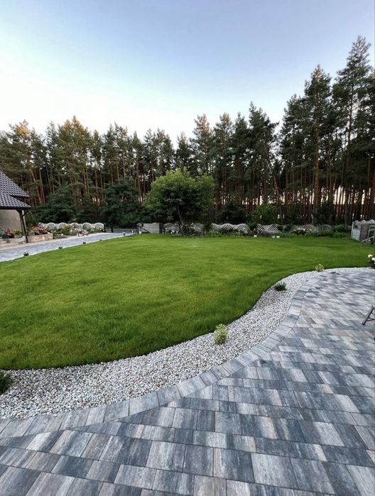 Przesiana ziemia pod trawnik