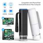 Микроскоп 1000X HD Wi-Fi, USB для смартфона и ПК, откройте микромир