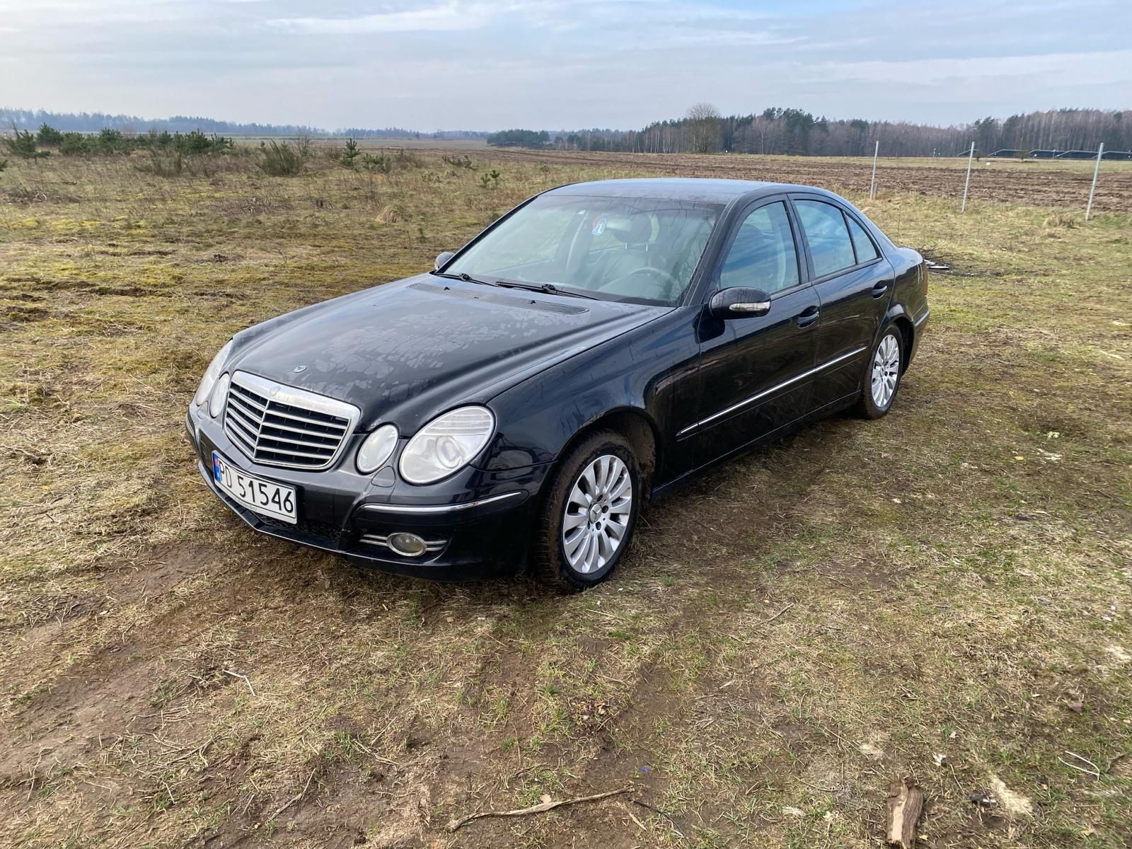 Mercedes w211 E klasa 2.2cdi silnik skrzynia maska drzwi błotnik lampa