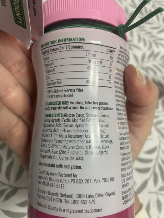 Nature's Bounty Pele Bonita - 60 gomas