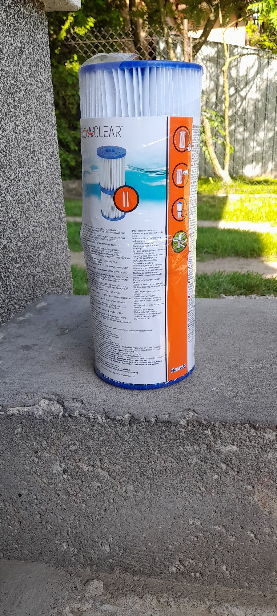 Wkłady/filtry do pompy basenowej NOWE
