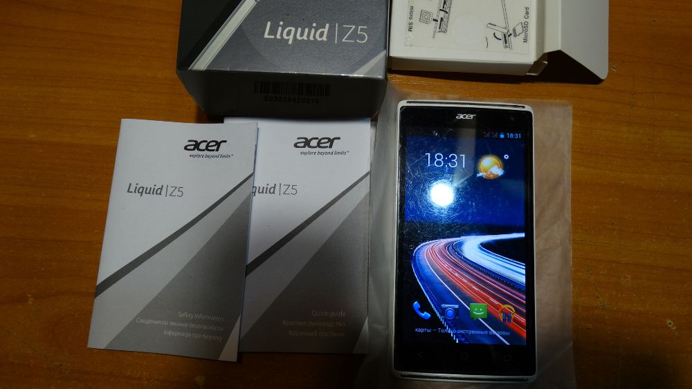 Acer Liquid Z5 на 2 симки