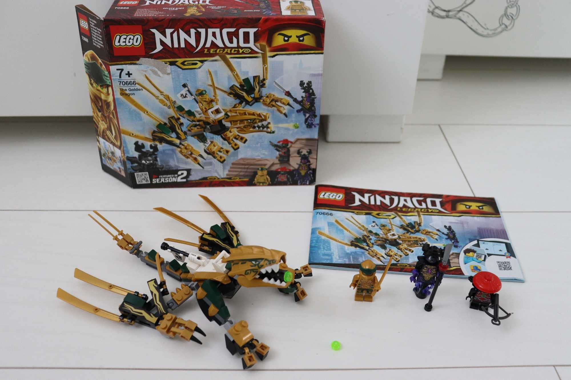 klocki LEGO Ninjago 70666  Złoty Smok wszystko jest instrukcja pudełko