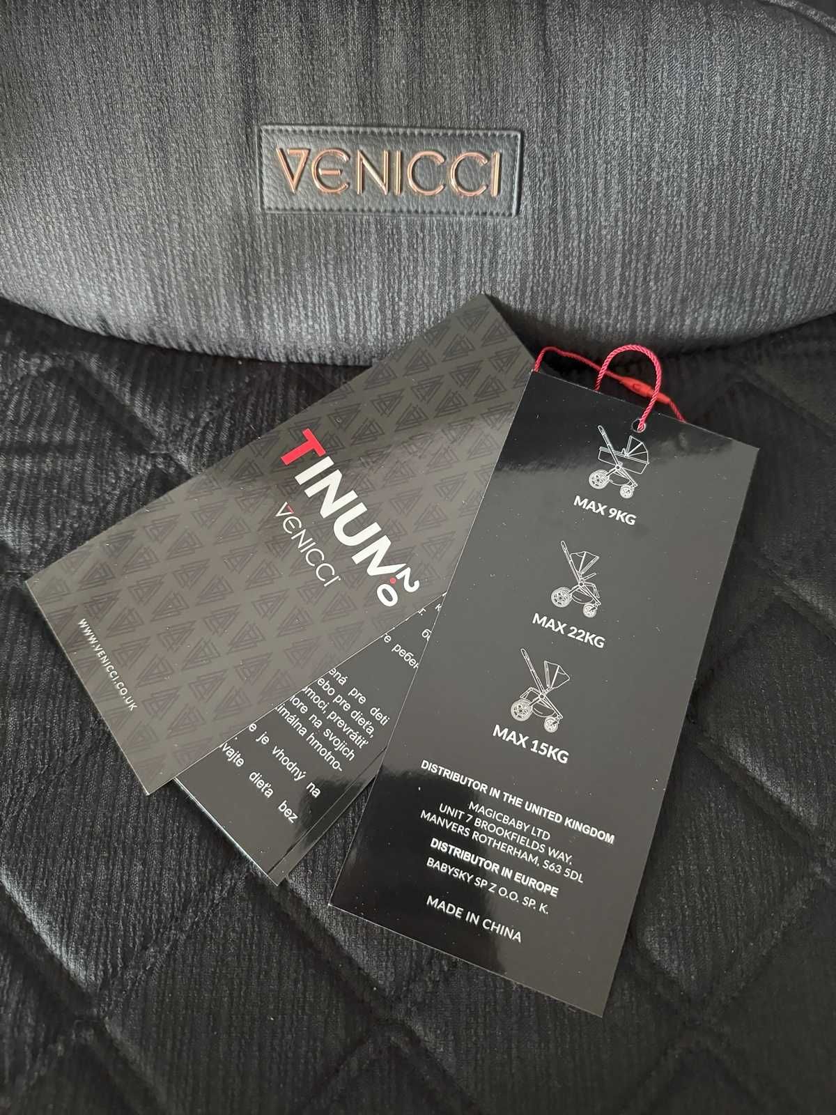 Wózek Venicci Tinum 2.0 2w1 + Akcesoria  | Zadbany Stan |